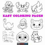 Free Printable Easy Coloring Pages For Kids sketch template