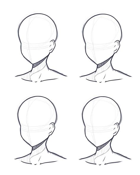 Head Design Base (Sketch and Lineart) by Kitsunetsukiko.deviantart.com ...