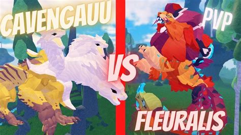 CAVENGAUU VS FLEURALIS | Creatures of Sonaria - YouTube