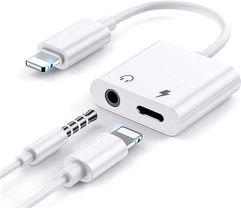 Amazon.com: [Apple MFi Certified] iPhone Headphones Adapter, Lightning ...