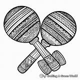 Maracas Coloring Pages  Free & Printable sketch template