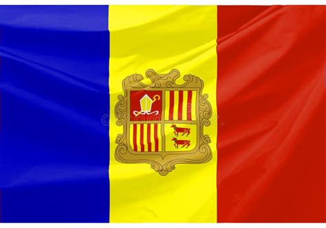 Andorra Flag Wave, National Flag Stock Illustration - Illustration of ...