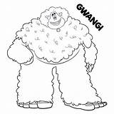Smallfoot Coloring Pages sketch template