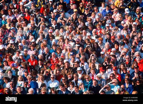 Crowd Of People : Big Crowd Of People From Above Immediate Entourage ...