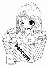Anime Chibi Animal Coloring Pages sketch template