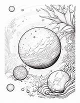 Free Printable Cosmic Explorations  Space Galaxy Coloring Page For sketch template