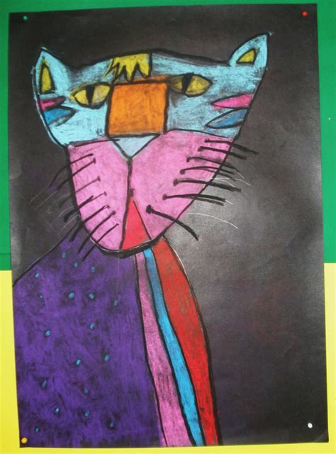 Art with Mrs Baker: Soft Pastel Cats