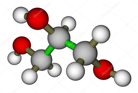 Glycerol molecular structure ⬇ Stock Photo, Image by © Leonid_Andronov #12084032