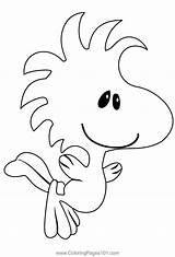 Woodstock From The Peanuts Movie Coloring Page For Kids  Free sketch template