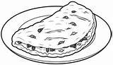 Omelet Coloring Pages Sketch Coloring Page sketch template