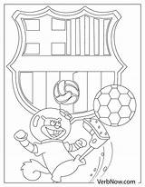Barcelona Soccer Coloring Pages Sketch Page sketch template