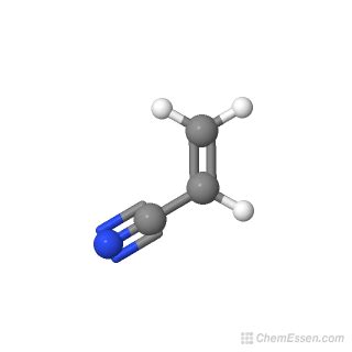 ACRYLONITRILE Structure - C3H3N - Over 100 million chemical compounds ...