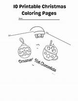 10 Printable Christmas Coloring Pages  Etsy sketch template