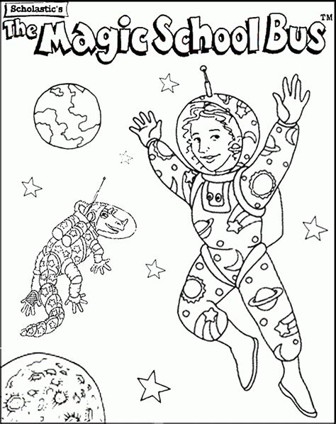 The Magic School Bus Coloring Pages