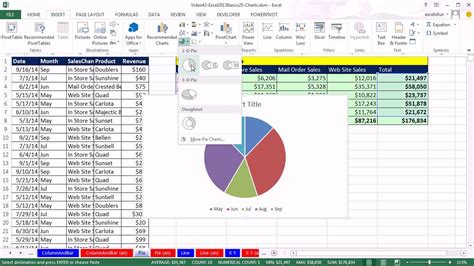 Highline Excel 2013 Class Video 41: Review Of Chart Basics For Excel ...