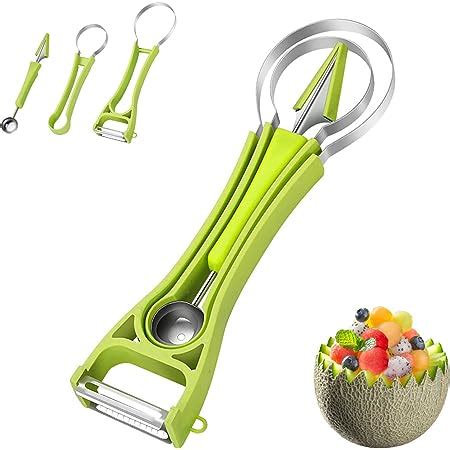 Amazon.com: 14 Pack Melon Baller Scoop Set - 4 in 1 Stainless Steel Fruit Tool Set Fruit Scooper ...