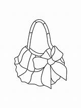 Handbag Coloring Pages sketch template