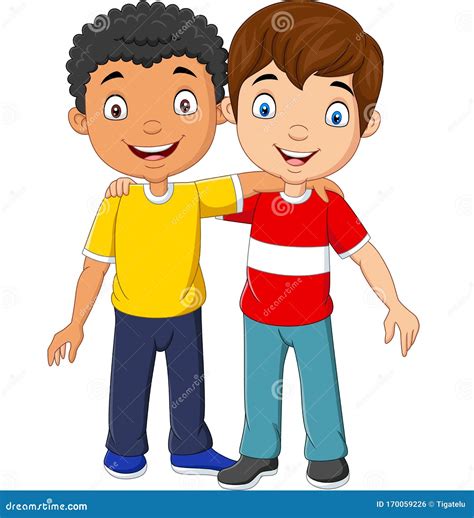 Boys Two People Talking Cartoon - kevinjoblog