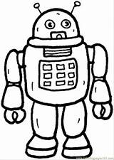 Free Printable Robot Coloring Pages For Kids sketch template