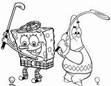 Free Printable Golf Coloring Pages  Star coloring Spongebob sketch template