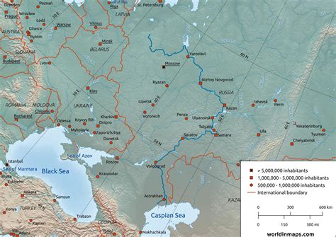 Volga - World in maps