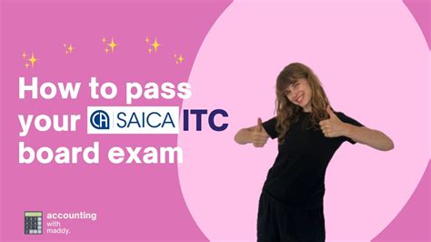 How to pass your SAICA ITC board exam - YouTube