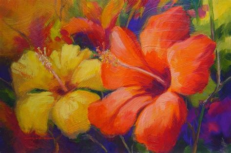 Original Oil Paintings Of Flowers | Painting by Jennifer Bowman Acrylic Flower Painting, Floral ...