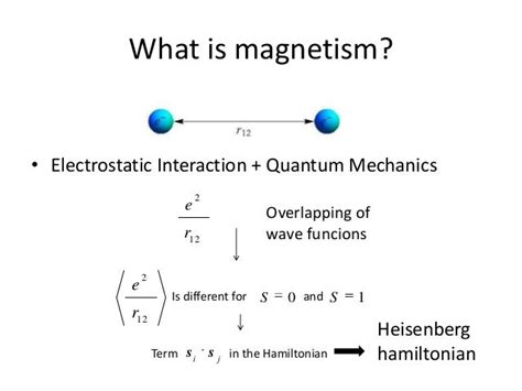 Quantum Magnetism