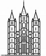 Lds Temple coloring Page  ColouringPages sketch template