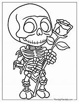 20 Skeleton Coloring Pages Free PDF Printables sketch template