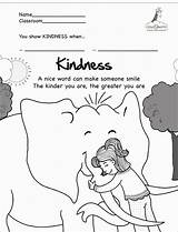 Kindness Coloring Activity Collaborative Activities Respect Teamwork  sketch template