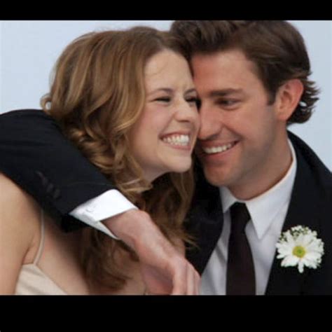 I want a picture like this at my wedding! Jim and Pam are adorable! Jim And Pam Wedding, The ...