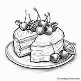 Cake Coloring Pages  Free & Printable sketch template