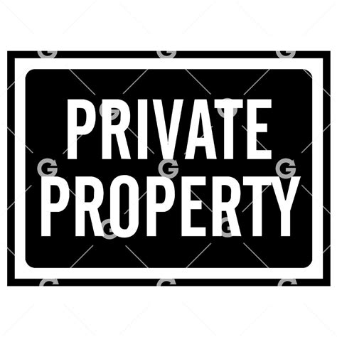 260+ Private Property Sign Illustrations, Royalty-Free Vector - Clip ...