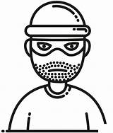 Robber coloring page  ColouringPages sketch template