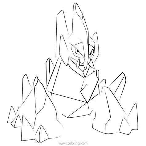 Galarian Darmanitan Pokemon Coloring Pages - XColorings.com