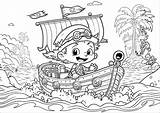 Pirate Printable Coloring Pages sketch template