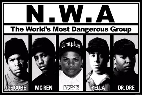 NWA Poster Regalos para los fans de Hip Hop Rap pared | Etsy