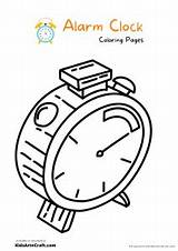 Alarm Clock Coloring Pages For Kids – Free Printables  Art & Craft sketch template