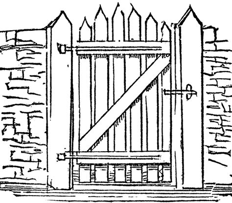 Gates in Cliparts: Adding a Touch of Elegance and Security to Your Designs