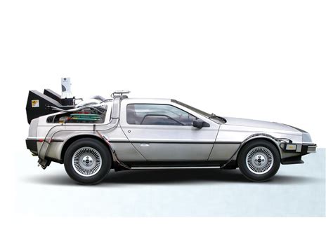 Delorean Time Machine Side View