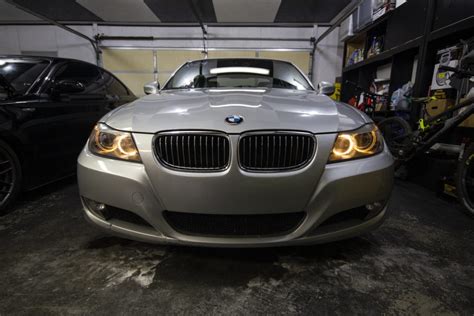 How To Install BMW Angel Eyes - Stock vs. LED Comparison (335i, 330i ...