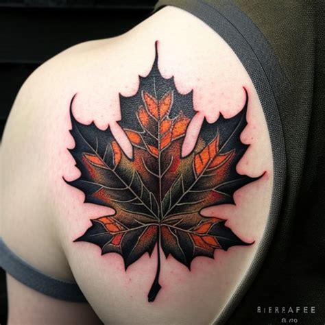 54 Maple Leaf Tattoo Ideas - TattooClue.com