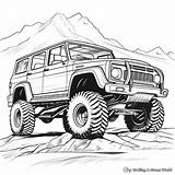Ford Bronco Coloring Pages sketch template