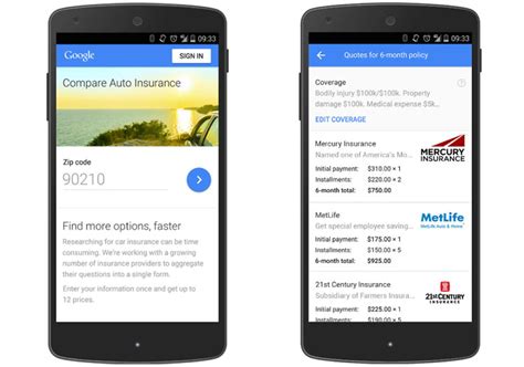 Google Introduces Car Insurance Comparison Tool