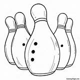Colorful Bowling Pins Coloring Page  Pagescom sketch template