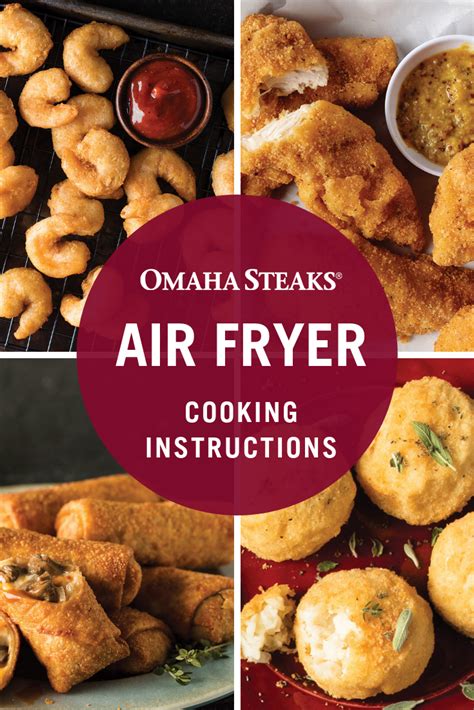 Air Fryer Cooking Instructions for Your Favorite Omaha Steaks Products ...