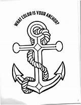 Navy Anchor Coloring Pages sketch template