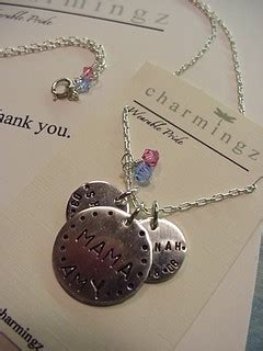 Charms with my daughter's name and her twins' names & birt… | Flickr