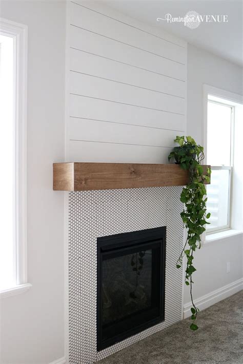 Easy diy wood mantel – Artofit